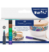 Lackmarker Fairy forest, 160708, Pack, violett/blau/türkis/grün/braun/schwarz, 1,5mm Rundspitze
