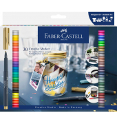 Lackmarker 160730, Etui, 30-farbig sortiert, 1,5mm Rundspitze
