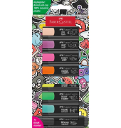 Textmarker Graffiti, 254692, Etui (8 #), farbig sortiert (powder/purple pink/neon pink/neon orange/neon gelb/neon gr&uuml;n/t&uuml;rkis/sc