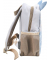 Kindergartenrucksack Mini Kids Eule Kunstfaser lilabeige