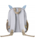 Kindergartenrucksack Mini Kids Eule Kunstfaser lilabeige