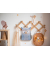 Kindergartenrucksack Mini Kids Eule Kunstfaser lilabeige