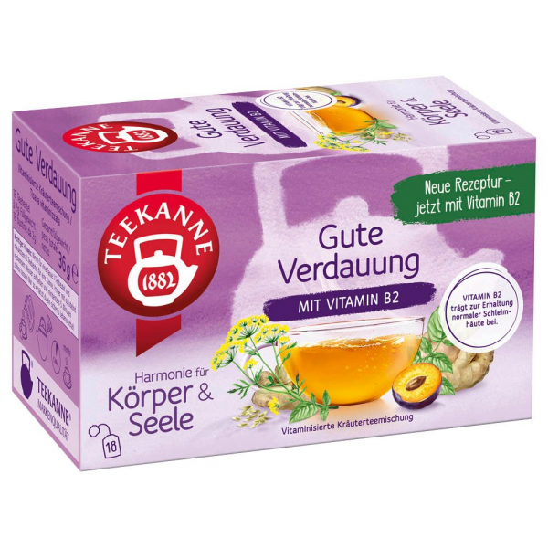 4009300020981 - Gute Verdauung mit Vitamin B2 Tee 18 Portionen 4009300020981 36 Gramm 4009300020981 - Gute Verdauung mit Vitamin B2 Tee 18 Portionen 4009300020981 36 Gramm