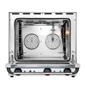 AT120 Beschwadung Heißluftofen 2700 W silber