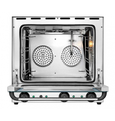 AT120 Beschwadung Heißluftofen 2700 W silber