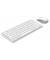 WKM-500 Tastatur-Maus-Set kabellos weiß