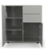 Kommode Dalosa, 920389 grau 70,2 x 39,0 x 76,5 cm