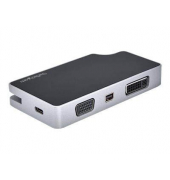 USB CVGA,DVI, HDMI, Mini-DisplayPort Adapter 10,1 cm grau