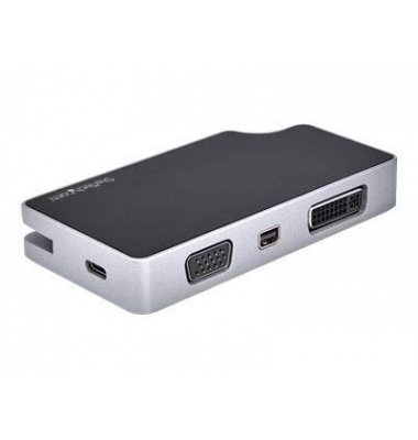 USB CVGA,DVI, HDMI, Mini-DisplayPort Adapter 10,1 cm grau