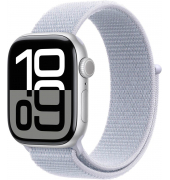 Watch Series 10 42 mm Aluminium (GPS+Cellular) Sport Loop  blaue Wolke, silber