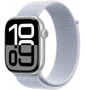 Watch Series 10 46 mm Aluminium (GPS+Cellular) Sport Loop  blaue Wolke, silber