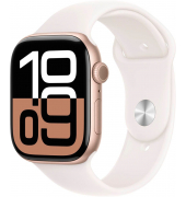Watch Series 10 46 mm Aluminium (GPS+Cellular) Sportarmband ML  blassrosa, roségold