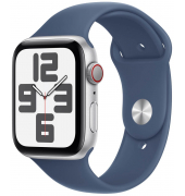 Watch SE 44 mm Aluminium (GPS+Cellular) Sportarmband ML  denim, silber