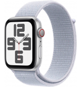 Watch SE 44 mm Aluminium (GPS+Cellular) Sport Loop  blaue Wolke, silber