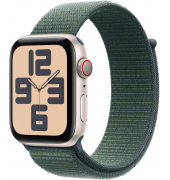 Watch SE 44 mm Aluminium (GPS+Cellular) Sport Loop  grün, polarstern