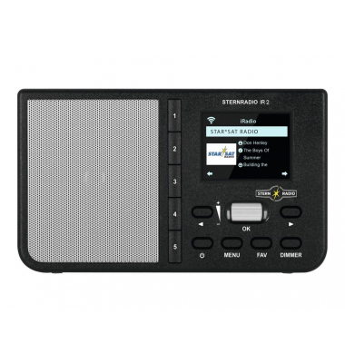 STERNRADIO IR 2 Internetradio schwarz