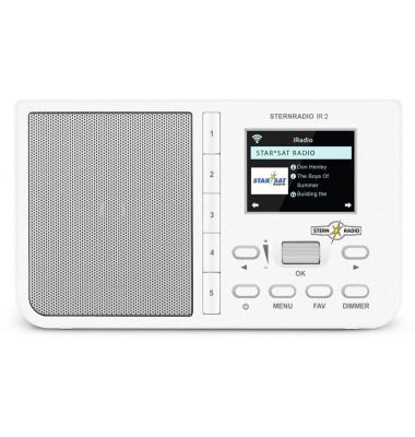 STERNRADIO IR 2 Internetradio weiß
