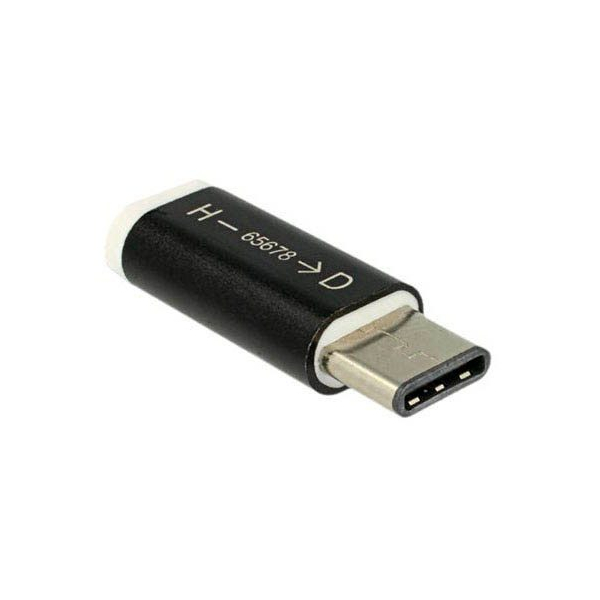 4043619656783 - DELOCK 65678 - USB 20 Micro B Buchse auf USB Type-C Stecker schwarz 4043619656783 - DELOCK 65678 - USB 20 Micro B Buchse auf USB Type-C Stecker schwarz