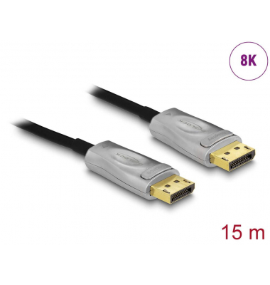 DisplayPort 1.4 Kabel 8K 60 Hz 15,0 m schwarz