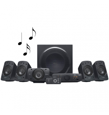  Lautsprechersystem Z906 980-000468, schwarz