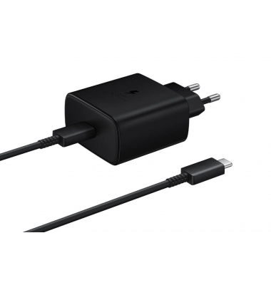 Ladekabel mit Adapter schwarz, 45 Watt