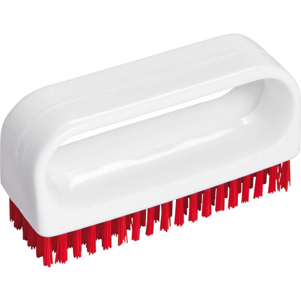 4002403071218 - Haug Handwaschbürste mit Bügel HACCP Länge 9 cm Nylon 66 Ø 035 mm Farbe rot 4002403071218 - Haug Handwaschbürste mit Bügel HACCP Länge 9 cm Nylon 66 Ø 035 mm Farbe rot