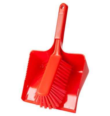 haug bürsten Kehrgarnitur rot Kunststoff 35,0 cm breit