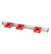 haug bürsten Besenhalter rot, silber