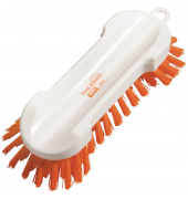 Reinigungsbürste ANTI BAC weiß, orange Kunststoff