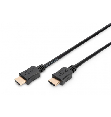 HDMI Typ A-Stecker Kabel AK-330107-100-S 10,0 mm schwarz