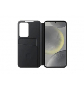 Smart View Wallet Handyhülle für SAMSUNG Galaxy S24 schwarz