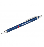 Druckbleistift Tikky Retro, 2202569, Härte 2B, 0,7mm, blau, mit Radiergummi