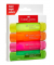 Textmarker TL 46 SF, 254644, Etui, 4-farbig sortiert, 1-5mm Keilspitze