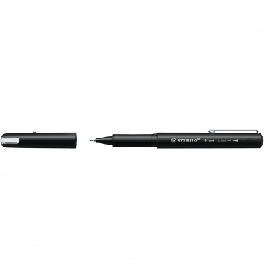 Fineliner dr!ver, 1088/41, schwarz (Schreibfarbe: blau), 0,4mm