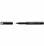 Fineliner dr!ver, 1088/40, schwarz (Schreibfarbe: rot), 0,4mm