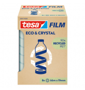 Klebeband Eco & Crystal 59047-00000-00, 19mm x 66m, transparent