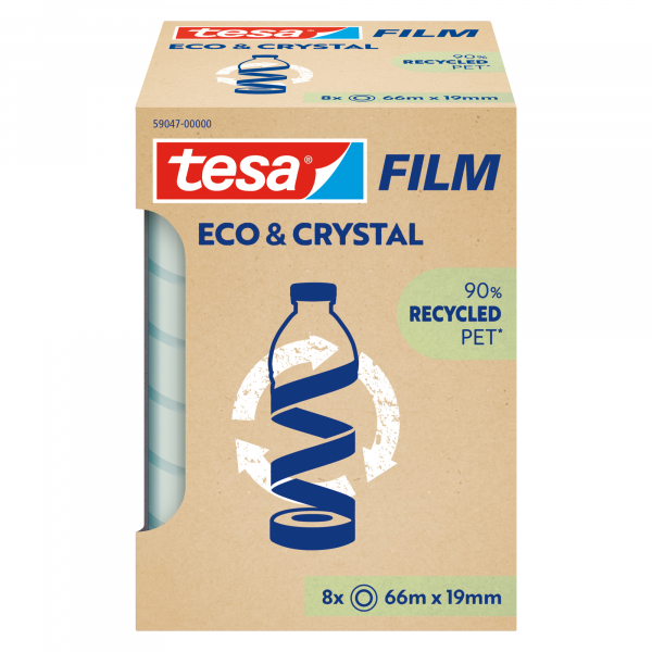 4063565359132 - Klebeband ECO & CRYSTAL 59047-00000-00 19mm x 66m transparent 4063565359132 8 Stück