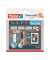 Klebepads 77720-00000-00 Powerstrips Click Small, 4x2 St&uuml;ck, 20x4x60mm (LxBxT), wiederabl&ouml;sbar