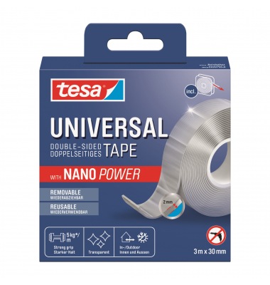 Klebeband Universal nano power 55810-00000-00 30mmx3m