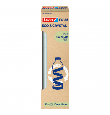 Klebeband Eco & Crystal 59048-00000-00, 15mm x 10m, transparent