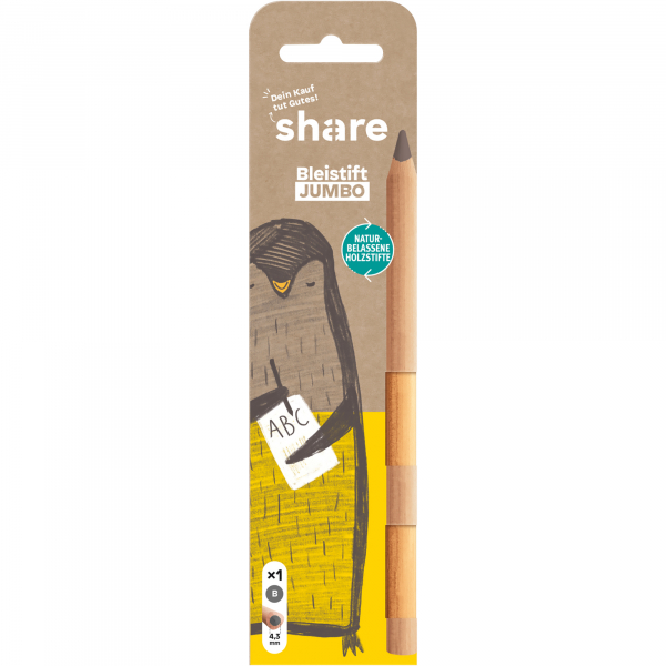 4260739991581 - Bleistift Jumbo 4-0008-1 Härte B 43mm natur 4260739991581 share