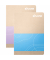 Notizbuch 4-0015, braun, A6, kariert, 80g, 40 Blatt / 80 Seiten