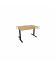 Schreibtisch eModel 3.0, elektrisch höhenverstellbar, 65-131cm (H), 140x80cm (BxT), rechteckig, hickory / schwarz