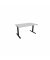 Schreibtisch eModel 3.0, elektrisch höhenverstellbar, 65-131cm (H), 140x80cm (BxT), rechteckig, platinum / schwarz