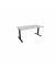 Schreibtisch eModel 3.0, elektrisch höhenverstellbar, 65-131cm (H), 160x80cm (BxT), rechteckig, platinum / schwarz