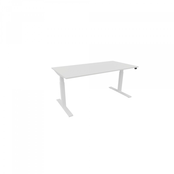 5901747098457 - Schreibtisch eModel 30 810073201 elektrisch höhenverstellbar 65-131cm (H) 160x80cm (BxT) rechteckig weiß weiß 5901747098 5901747098457 - Schreibtisch eModel 30 810073201 elektrisch höhenverstellbar 65-131cm (H) 160x80cm (BxT) rechteckig weiß weiß 5901747098