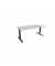 Schreibtisch eModel 3.0, elektrisch höhenverstellbar, 65-131cm (H), 180x80cm (BxT), rechteckig, platinum / schwarz