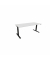 Schreibtisch eModel 3.0, elektrisch höhenverstellbar, 65-131cm (H), 180x80cm (BxT), rechteckig, weiß / schwarz