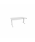 Schreibtisch eComo, elektrisch höhenverstellbar, 72-120cm (H), 160x80cm (BxT), rechteckig, weiß / weiß