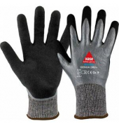 Schnittschutzhandschuhe Genua Dry+, Nitril, Nitrilschaum, grau/schwarz, Gr&ouml;&szlig;e 10 / XL